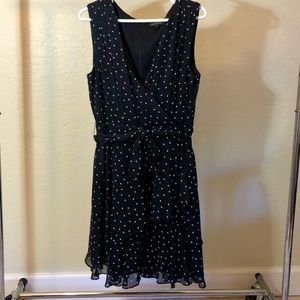 Flirty Tahari Black & White Dress